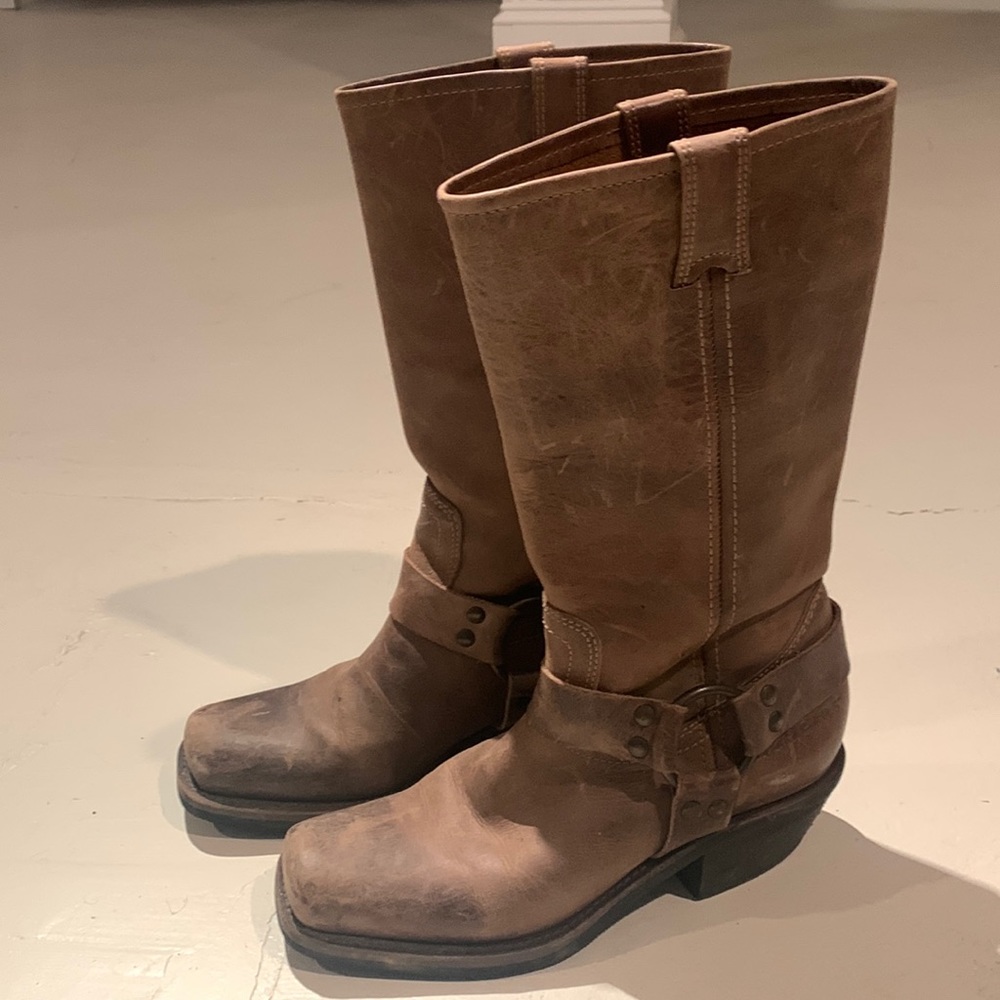 BCBGirls Leather Cowgirl Boots